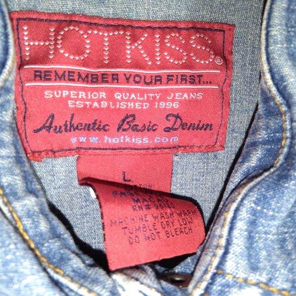 Vintage wemons large denim jacket very cool - Picture 5 of 7